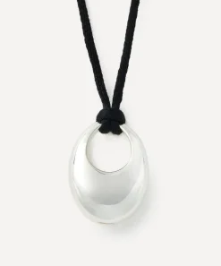 Annika Inez Necklaces^Sterling Silver Sloping Pendant Necklace