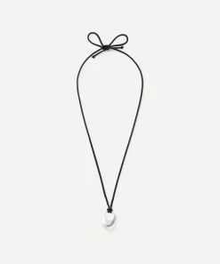 Annika Inez Necklaces^Sterling Silver Sloping Pendant Necklace