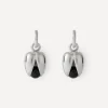 Annika Inez Earrings^Sterling Silver Small Open Pod Drop Earrings