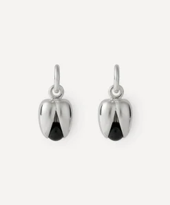 Annika Inez Earrings^Sterling Silver Small Open Pod Drop Earrings
