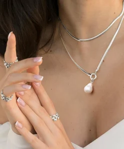 Monica Vinader Necklaces^Sterling Silver Snake Chain Necklace