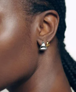 Monica Vinader Earrings^Sterling Silver Tapered Huggie Hoop Earrings