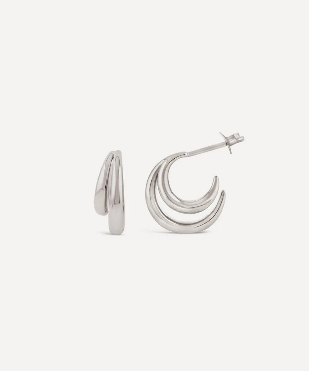 Dinny Hall Earrings|Earrings^Sterling Silver Toro Hoop Earrings