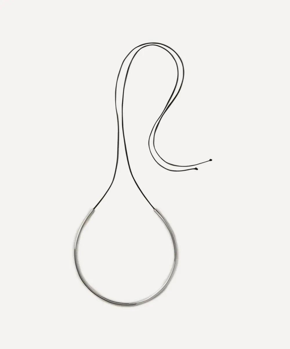 Annika Inez Necklaces^Sterling Silver Tube Collar Necklace