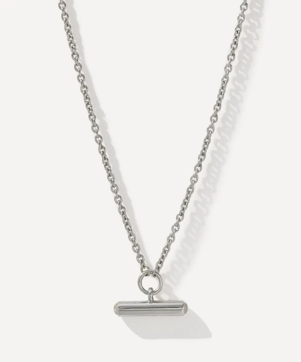 Otiumberg Necklaces^Sterling Silver Vestige Moonstone Toggle Pendant Necklace