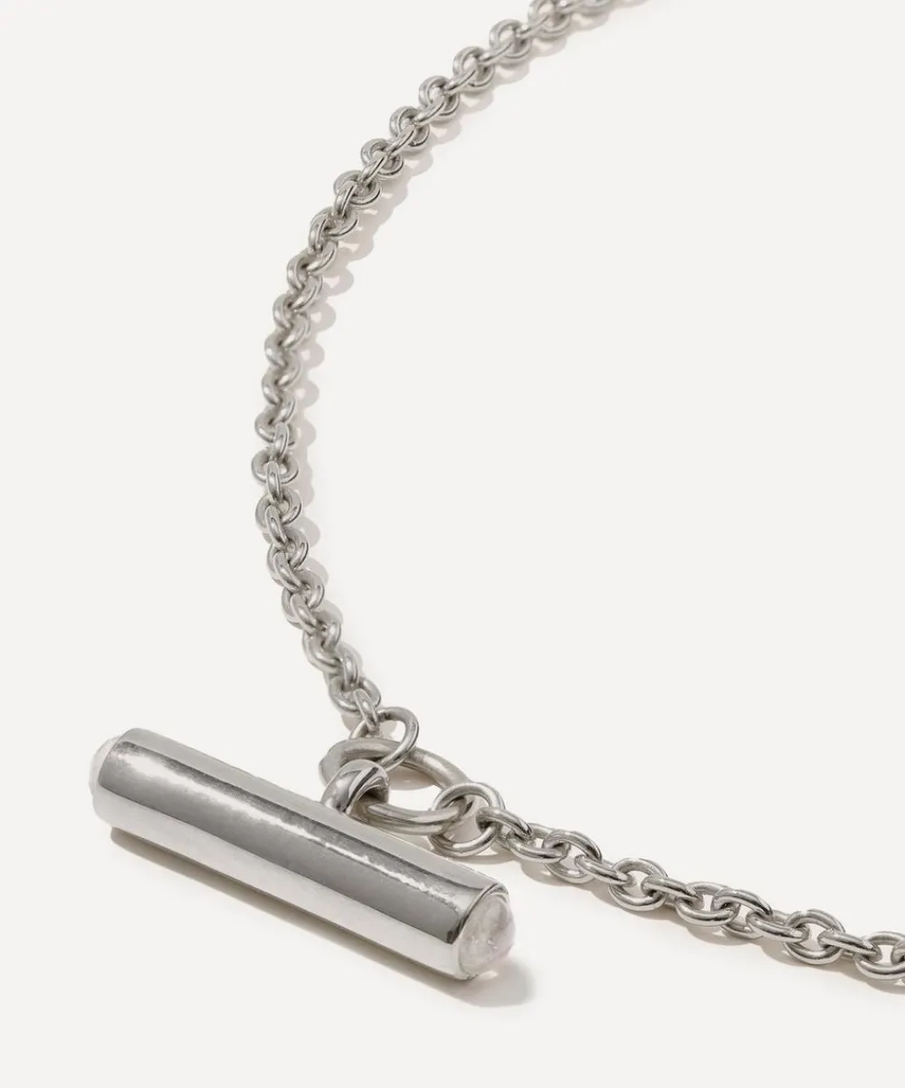 Otiumberg Necklaces^Sterling Silver Vestige Moonstone Toggle Pendant Necklace