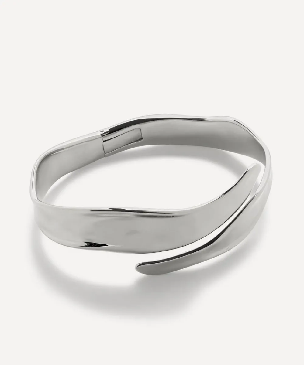 Monica Vinader Bracelets^Sterling Silver Wave Open Bold Cuff Bracelet