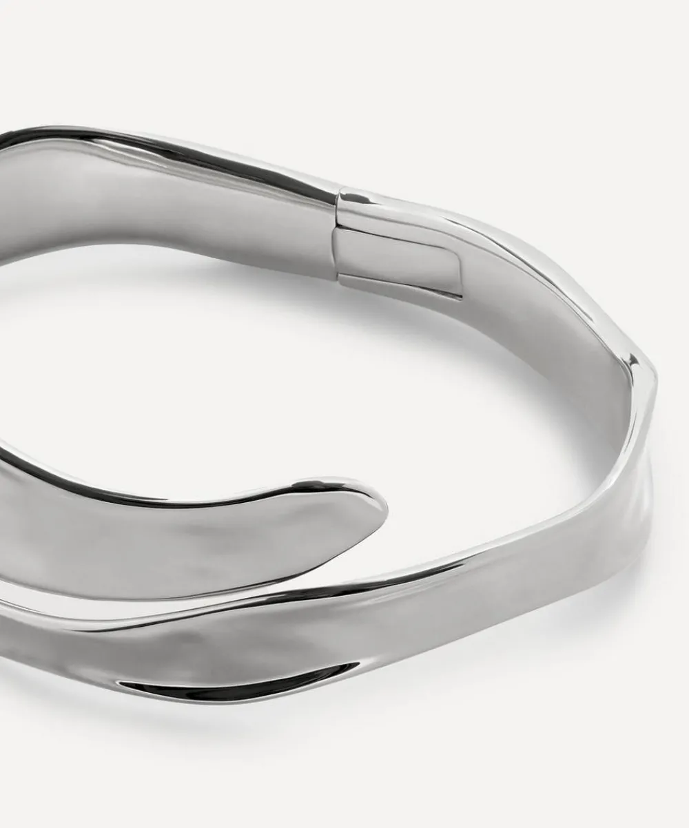 Monica Vinader Bracelets^Sterling Silver Wave Open Bold Cuff Bracelet