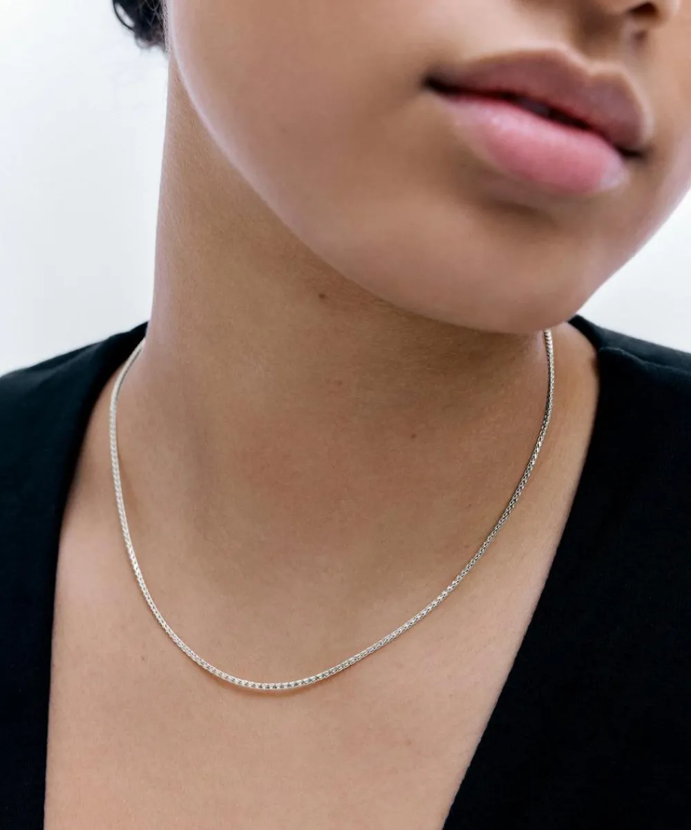 Monica Vinader Necklaces^Sterling Silver Wheat Chain Necklace