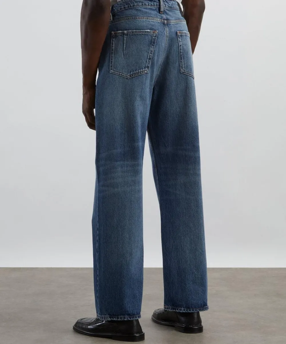 Won Hundred Jeans^Steve Quartzblue Loose-Fit Jeans