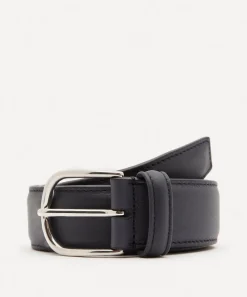 Anderson's Belts^Stitch-Trimmed Nappa Leather Belt