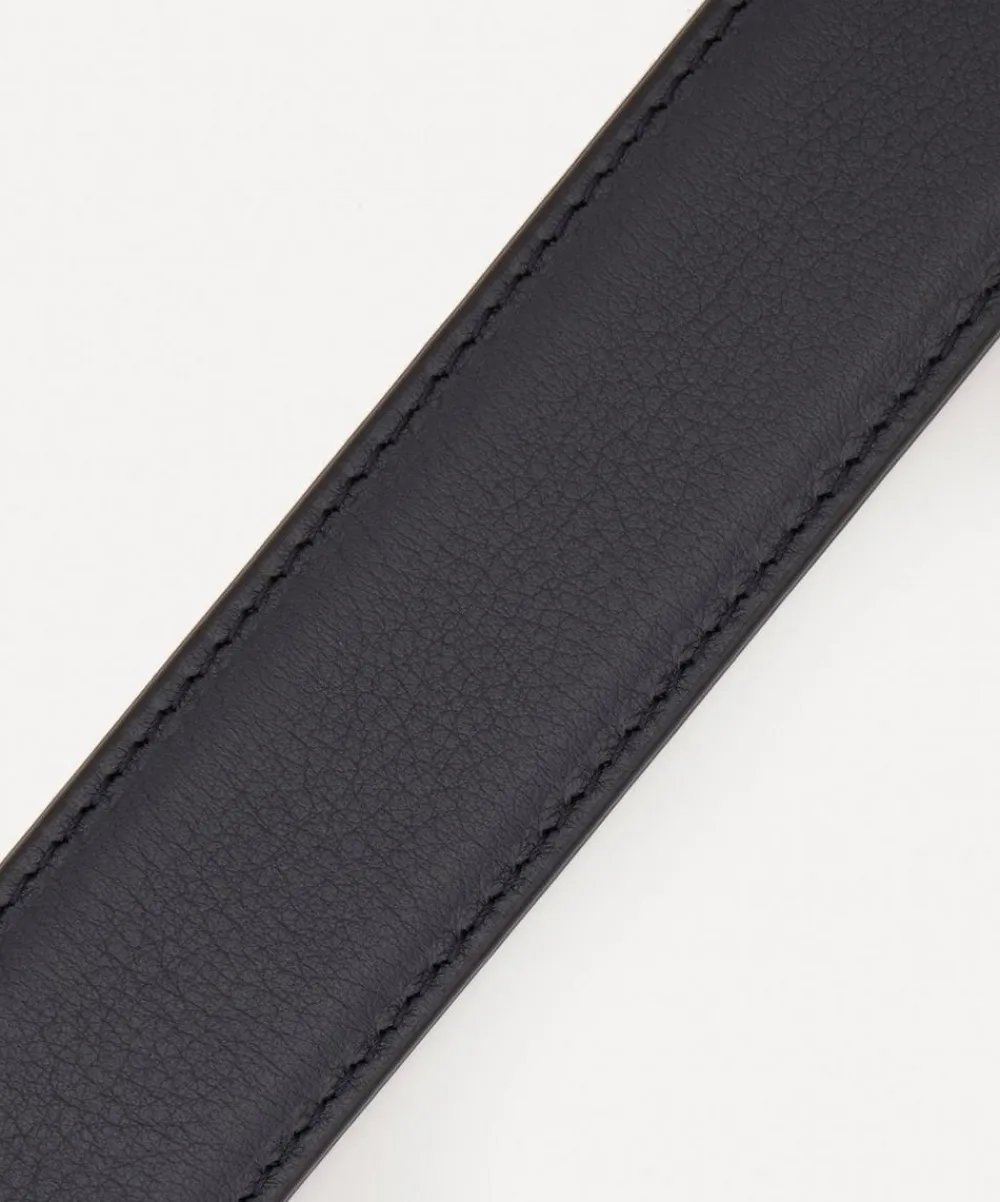 Anderson's Belts^Stitch-Trimmed Nappa Leather Belt