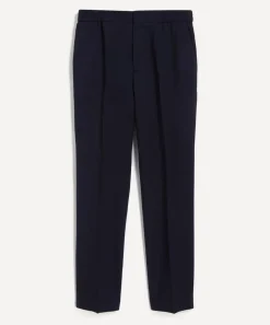 Paul Smith Trousers^Straight-Leg Pleated Wool Trousers
