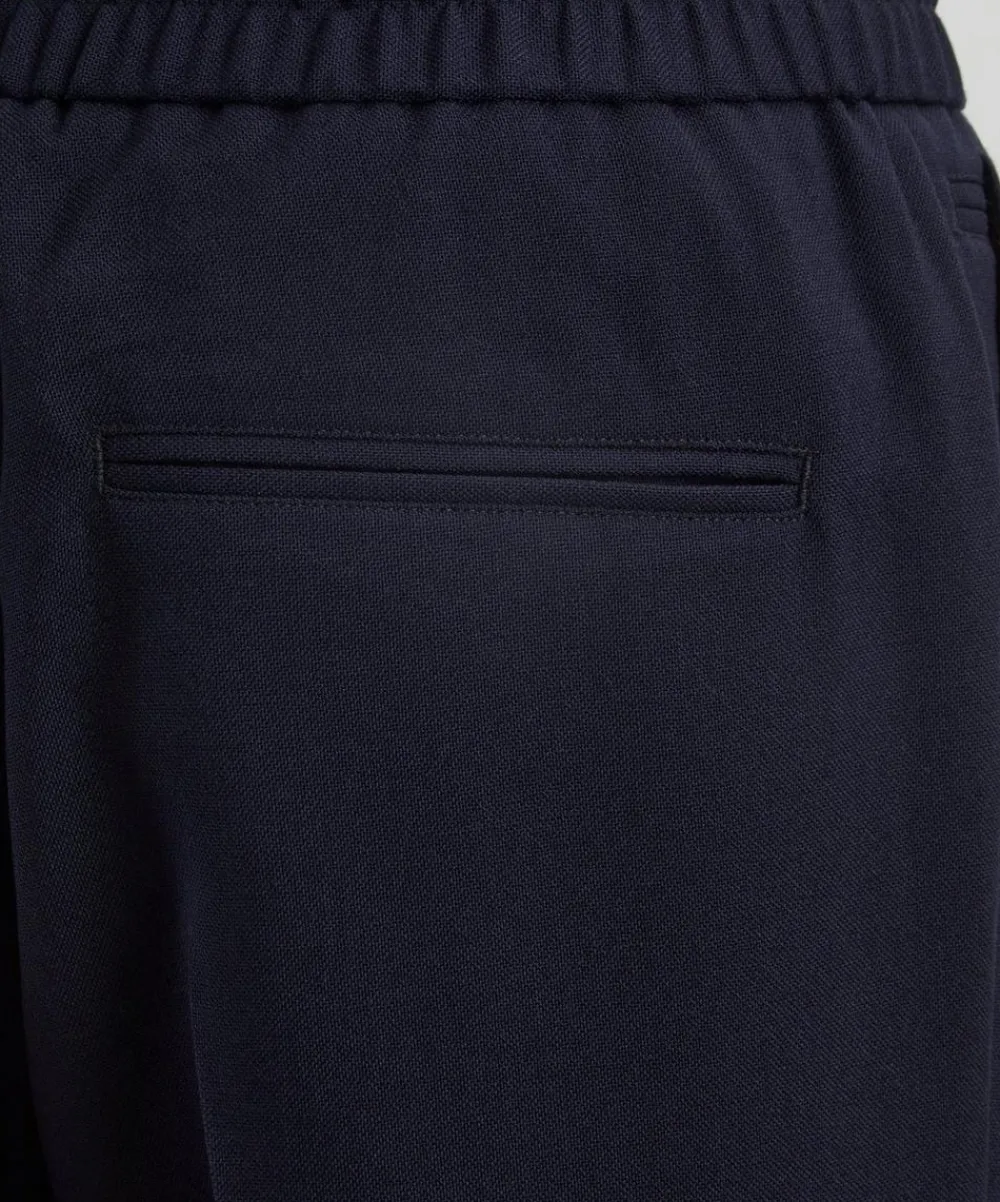 Paul Smith Trousers^Straight-Leg Pleated Wool Trousers