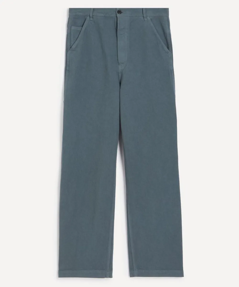 Dries Van Noten Trousers^Straight-Leg Work Trousers