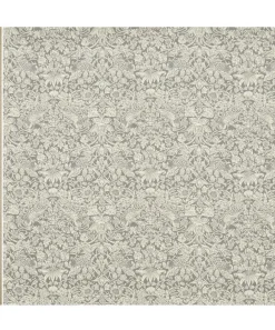 Liberty Interiors Furnishing Fabrics^Strawberry Meadowfield Emberton Linen in Pewter