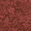 Liberty Interiors Furnishing Fabrics^Strawberry Meadowfield Ladbroke Linen in Lacquer