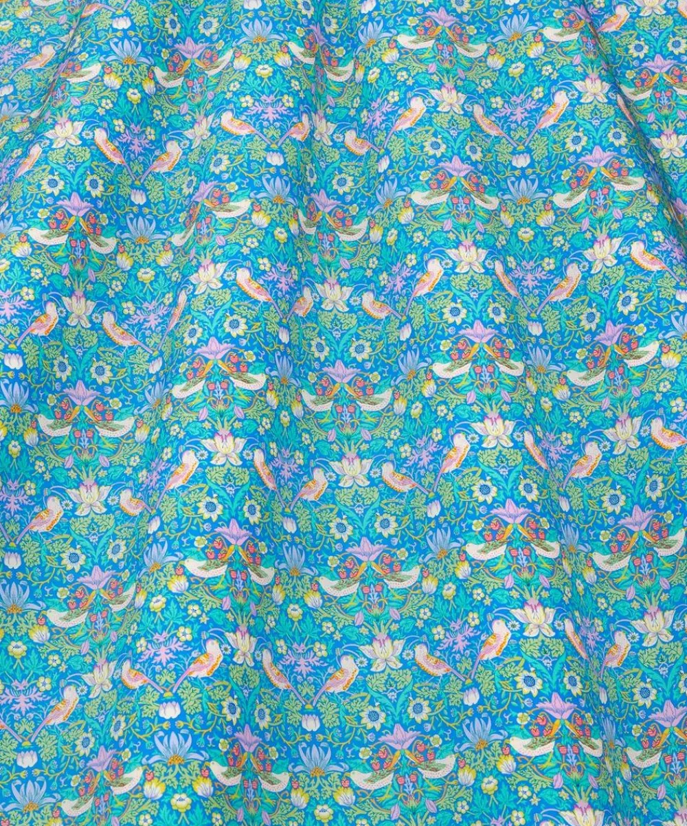 Liberty Fabrics Classic Silks|Crepe De Chine^Strawberry Thief Crepe de Chine