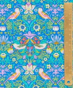 Liberty Fabrics Classic Silks|Crepe De Chine^Strawberry Thief Crepe de Chine