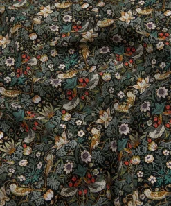 Liberty Fabrics Classic Silks|Crepe De Chine^Strawberry Thief Crepe de Chine