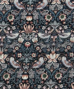 Liberty Fabrics Classic Silks|Crepe De Chine^Strawberry Thief Crepe de Chine