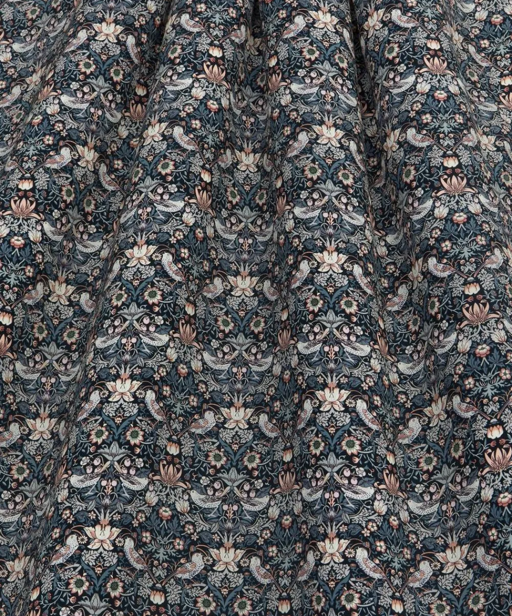 Liberty Fabrics Classic Silks|Crepe De Chine^Strawberry Thief Crepe de Chine