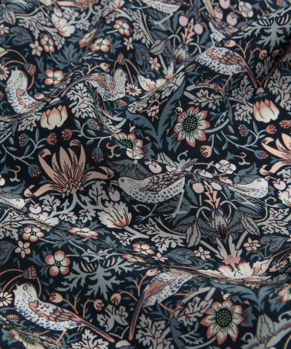 Liberty Fabrics Classic Silks|Crepe De Chine^Strawberry Thief Crepe de Chine