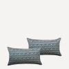 Coco & Wolf Bedding^Strawberry Thief Grey Silk King Pillowcases Set of Two