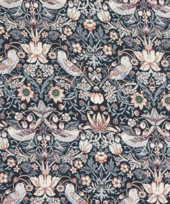 Liberty Fabrics Silk Satin|Classic Tana Lawn^Strawberry Thief II Silk Satin