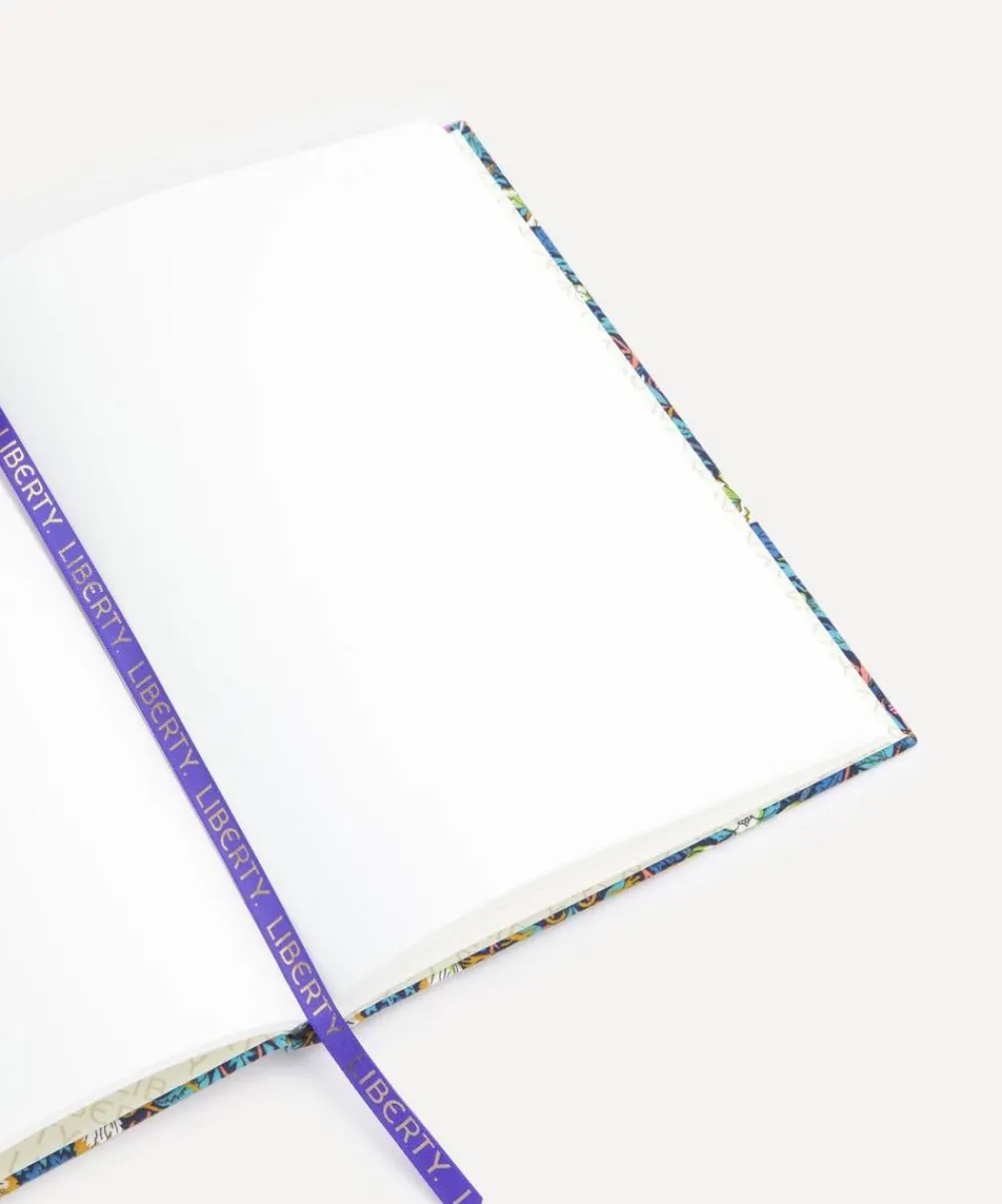 Liberty Stationery And Games^Strawberry Thief Print Cotton A5 Notebook