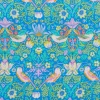 Liberty Fabrics Classic Silks|Silk Satin^Strawberry Thief Silk Satin