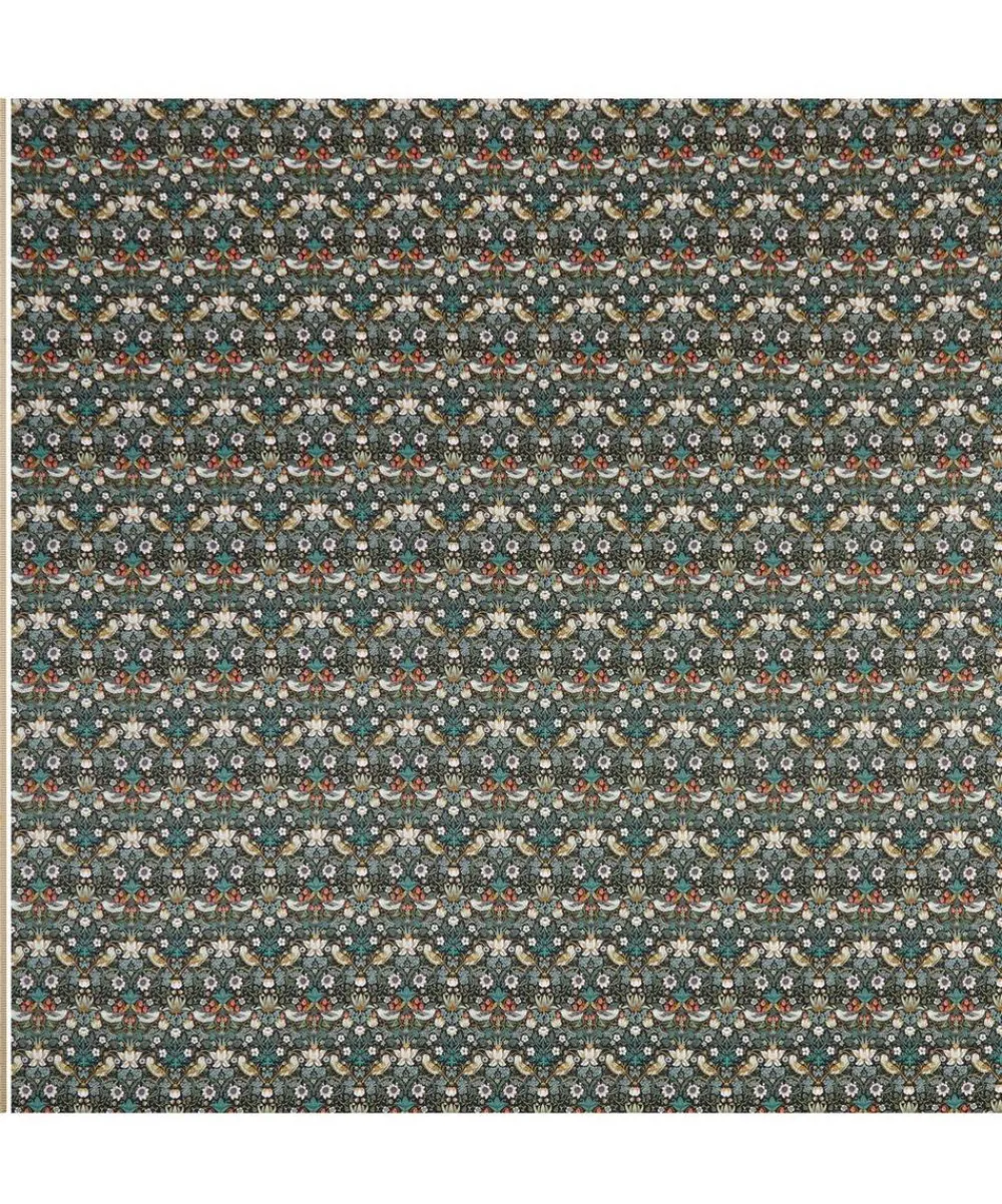 Liberty Fabrics Classic Silks|Silk Satin^Strawberry Thief Silk Satin