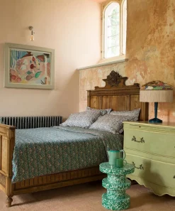 Coco & Wolf Bedding^Strawberry Thief Tana Lawn™ Cotton Single Fitted Sheet