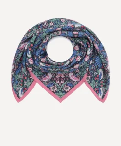Liberty Scarves^Strawberry Thief 90X90 Silk Scarf