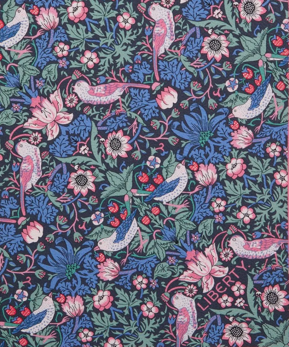 Liberty Scarves^Strawberry Thief 90X90 Silk Scarf