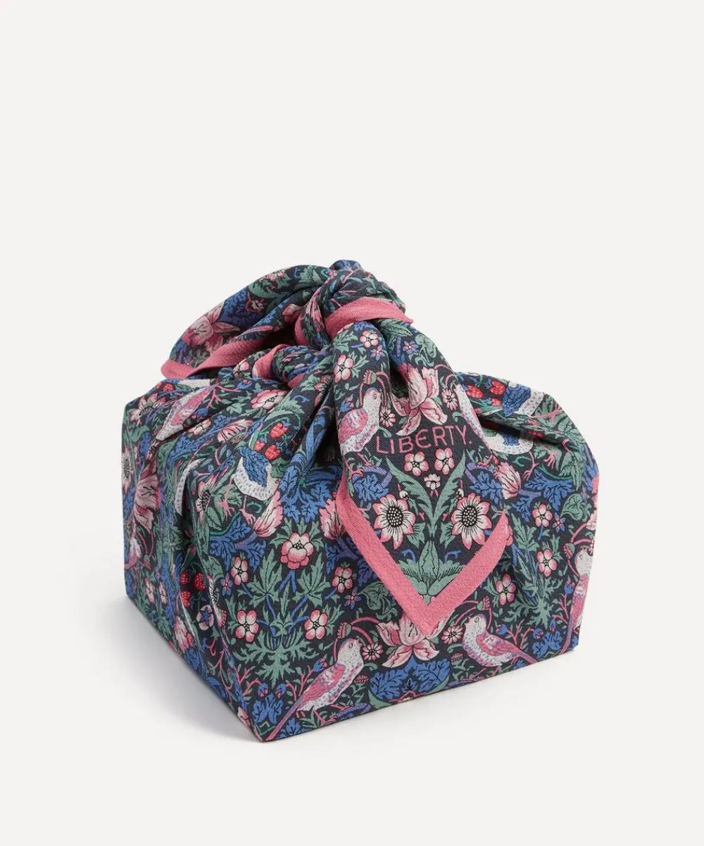 Liberty Scarves^Strawberry Thief 90X90 Silk Scarf