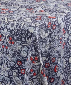 Avenida Home Tableware|Kitchen^Strawberry Thief 200x150cm Linen Tablecloth