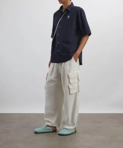 Acne Studios Shirts^Stripe Button-Up Shirt