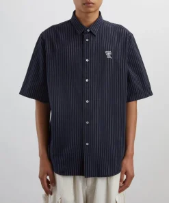 Acne Studios Shirts^Stripe Button-Up Shirt