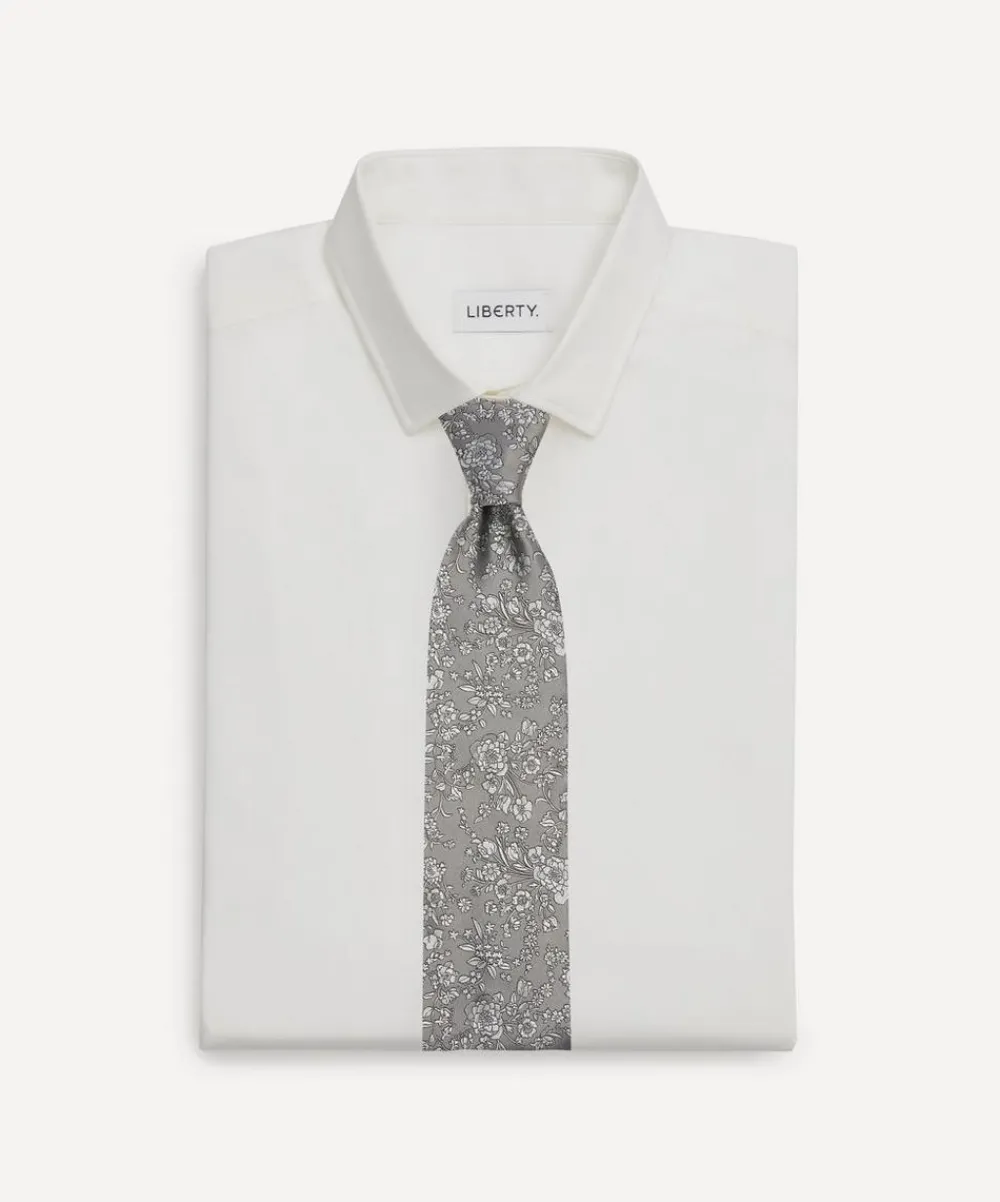Liberty Ties^Summer Blooms Jacquard Silk Tie