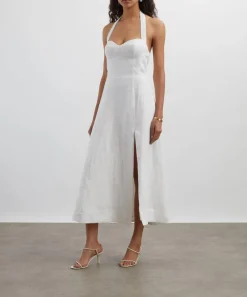Reformation Dresses^Tala White Linen Dress
