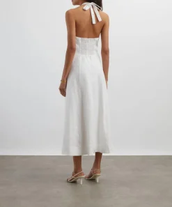 Reformation Dresses^Tala White Linen Dress