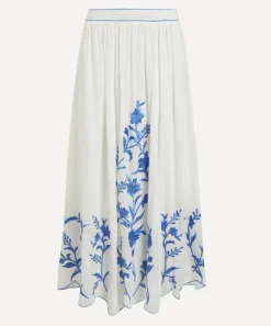Scarlett Poppies Skirts^Talithia Embroidered Skirt
