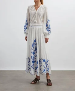 Scarlett Poppies Skirts^Talithia Embroidered Skirt