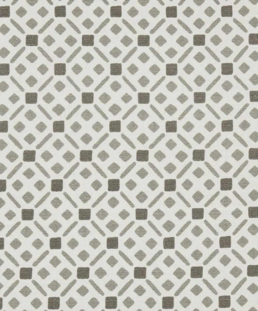 Liberty Interiors Furnishing Fabrics^Tapestry Trellis Cotton in Flax