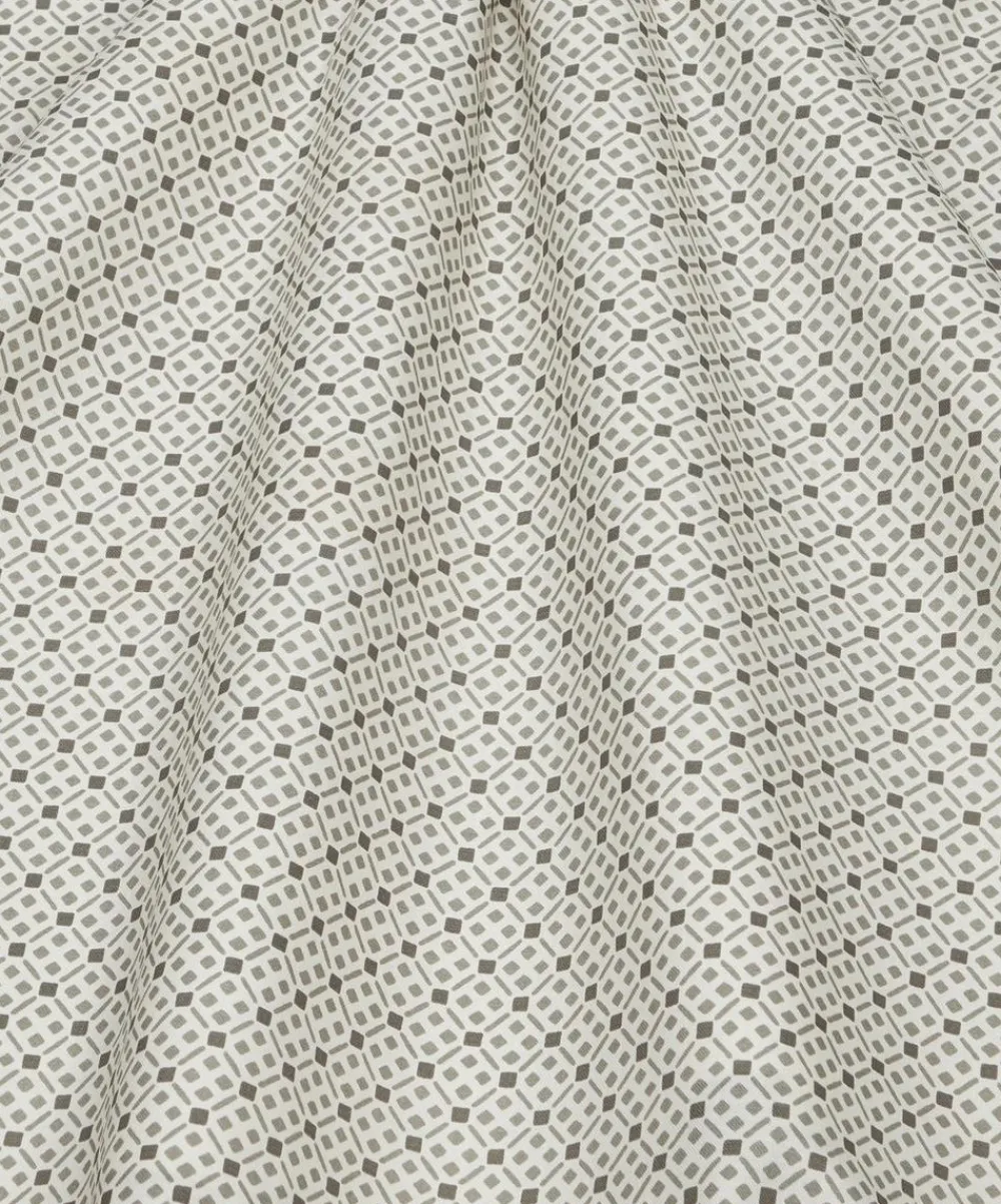 Liberty Interiors Furnishing Fabrics^Tapestry Trellis Cotton in Flax