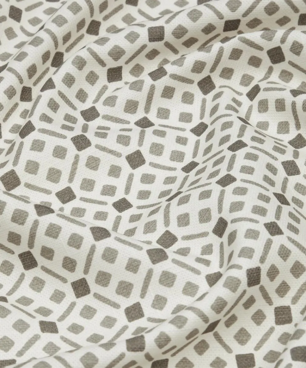 Liberty Interiors Furnishing Fabrics^Tapestry Trellis Cotton in Flax