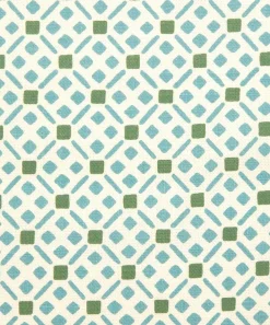 Liberty Interiors Furnishing Fabrics^Tapestry Trellis Cotton in Purslane