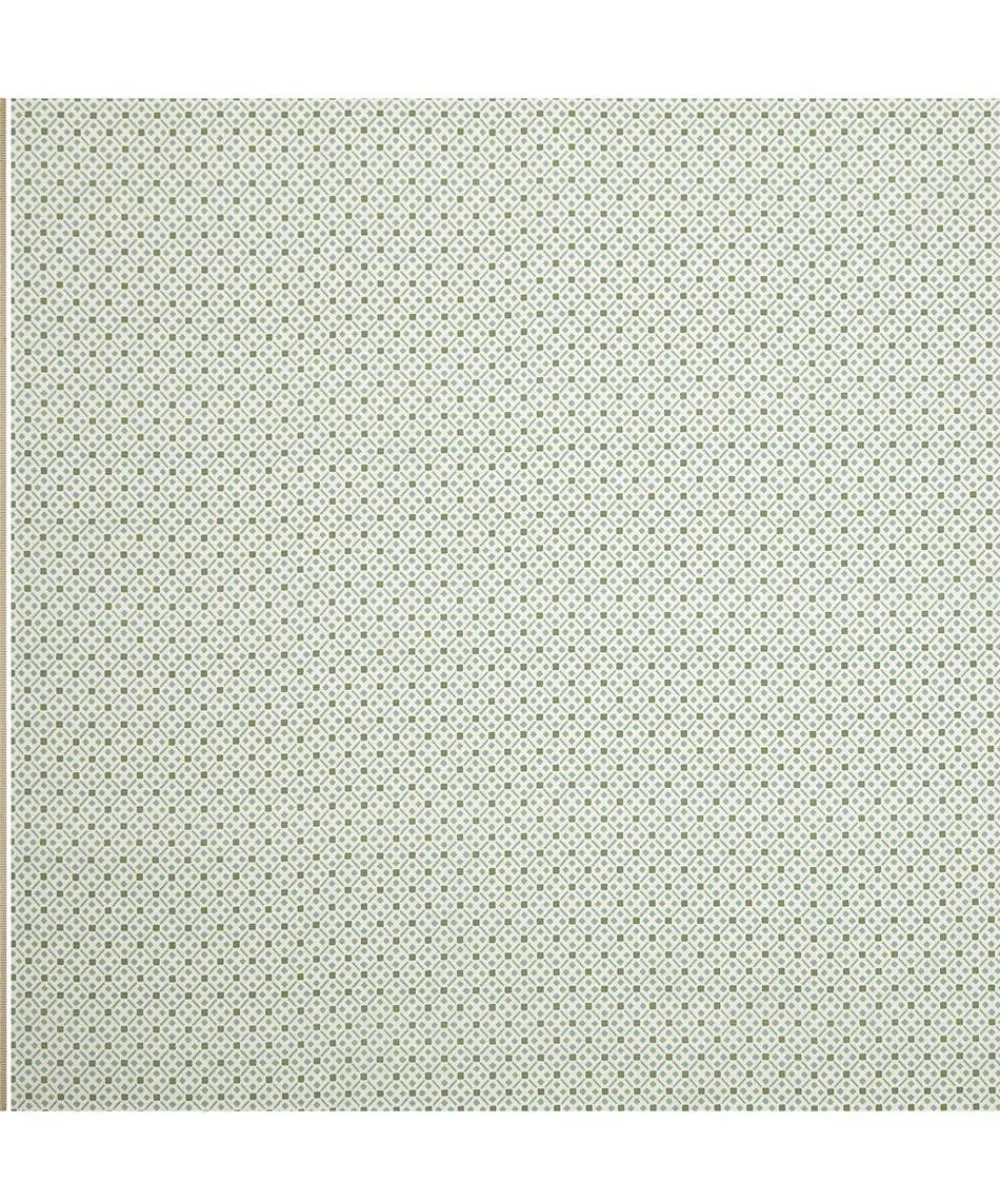 Liberty Interiors Furnishing Fabrics^Tapestry Trellis Cotton in Purslane