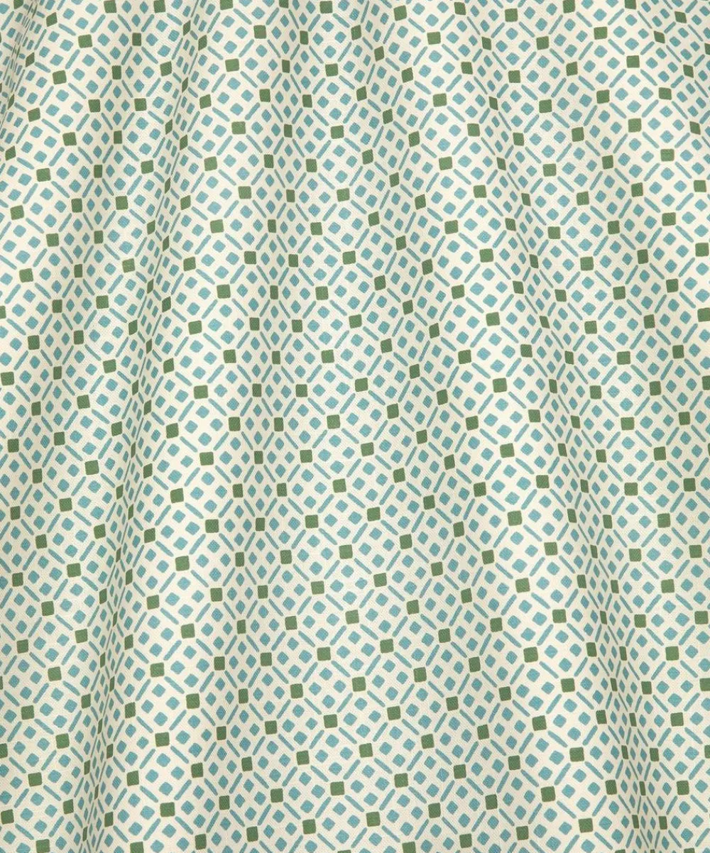 Liberty Interiors Furnishing Fabrics^Tapestry Trellis Cotton in Purslane
